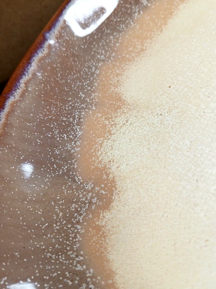 Nuevo de Lote Antiguo * Juego de 7 Platos de Cena Godinger Gatherings de Gres Rústico de 10.5" * Nuevo de Lote Antiguo Foto 2 de 4