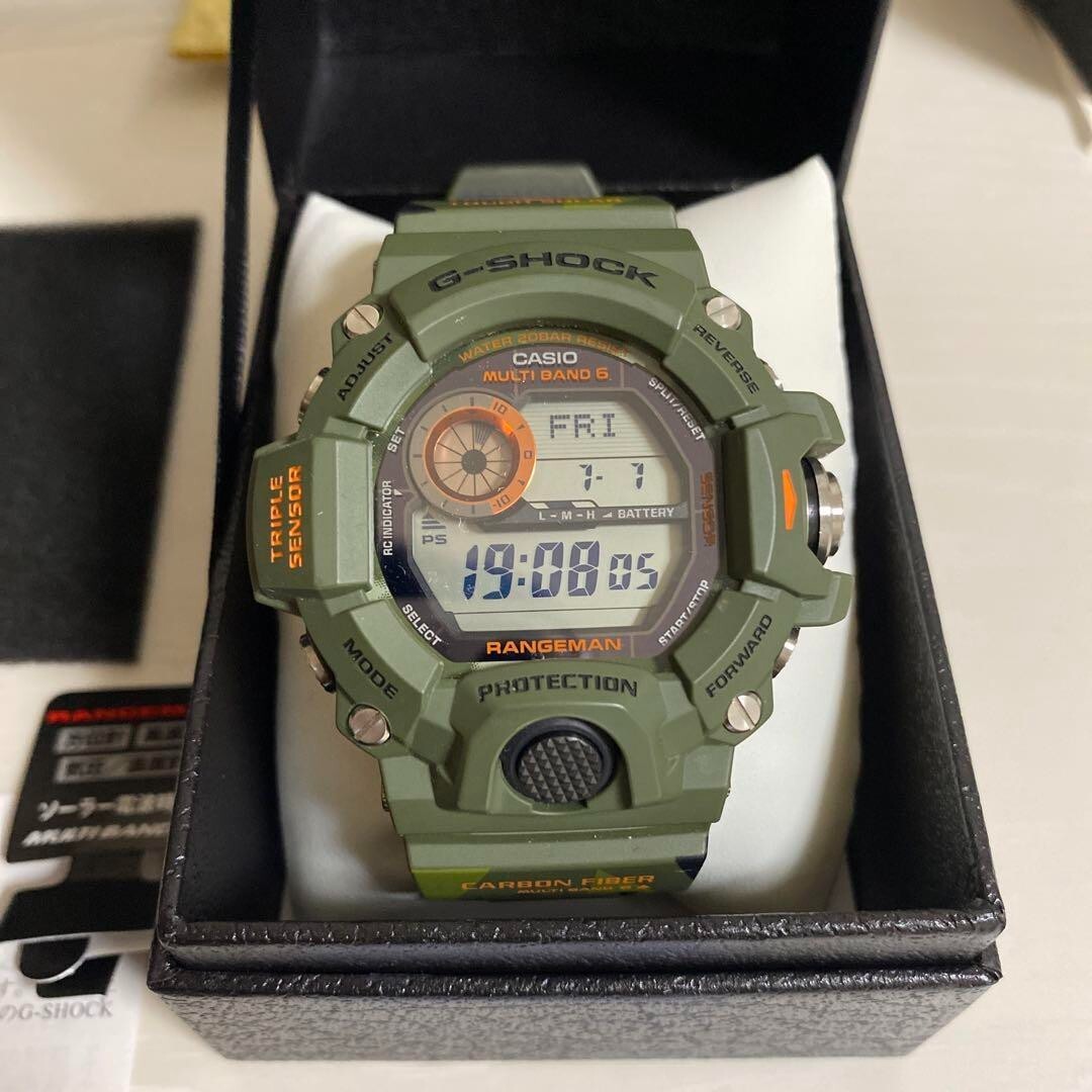 Casio G-shock Rangeman GW-9400CMJ-3JR Digital Round Army Green