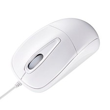 Sanwa Supply MA-122HW Wired USB Mouse Quiet Optical 3 Buttons Medium