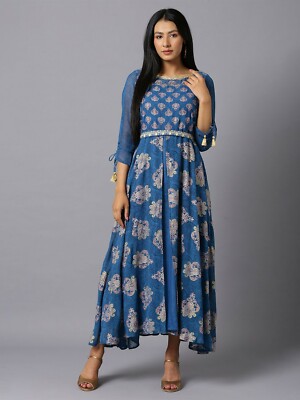 chinese dress ladies Ultra Violet Purple Bollywood Anushka Sharma Maxi Gown