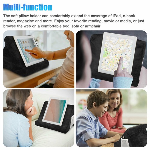 Multi-Angle Pillow Tablet Read Stand Holder Foam Lap Rest Cushion For iPad Phone - Photo 5/17