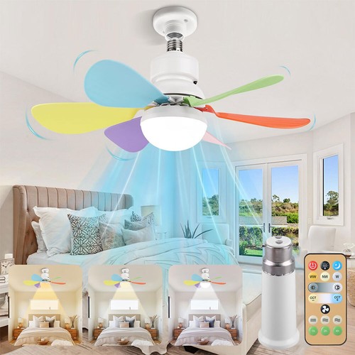 Screw in Ceiling Fan in Light Socket with Remote Ceiling Fan with Light - Picture 21 of 24