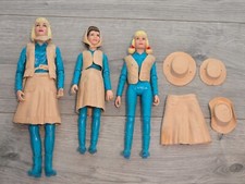 Vintage 1970s Marx Jane West and Little Girl Western Toy Figures
