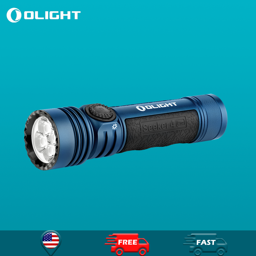 Olight Seeker 4 Pro Midnight Blue 4600 Lumens Rechargeable Olight Seeker 4 Pro Midnight Blue 4600 Lumens Rechargeable