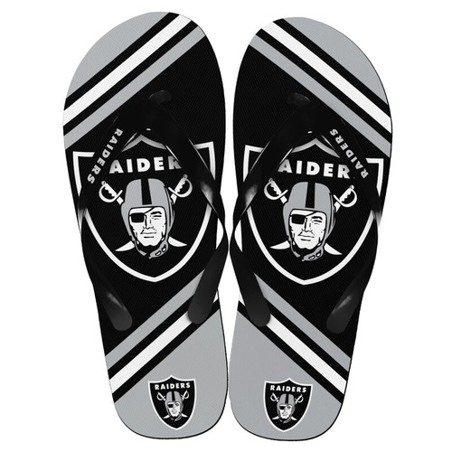 nfl raiders slippers