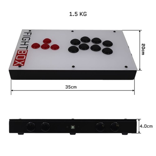 Fightbox F2 All Button Leverless Arcade Game Controller For PC/PS/Xbox/Switch - Picture 7 of 34