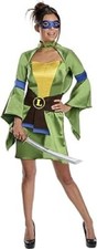Ladies Teenage Mutant Ninja Turtles Dress Fancy Dress Costume