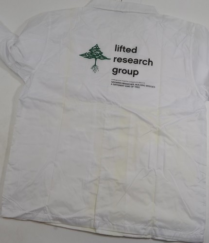 Lrg OLD TREE White Green Black Graphic Windbreaker Coaches Discount Men's Jacket - Picture 8 of 12