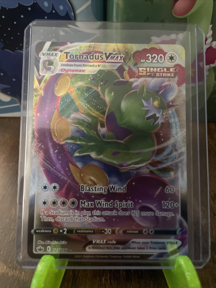 tornadus vmax pokemon card value Sword & Shield Chilling Reign main image 0