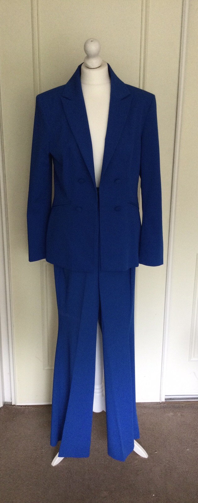 Sosander Royal Blue Wide Leg Trouser Suit eBay