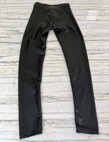 Zara Collection Girls Faux Leather Black Leggings Size 9 - Picture 6 of 6