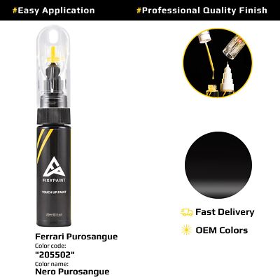 Touch up Paint for Ferrari Purosangue Code: 205502 Nero Purosangue