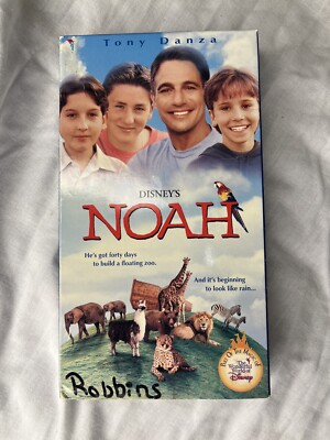 Vintage VHS Disney Noah Tony Danza Inspirational