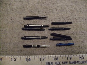 Lot of 10 Used All Metal Dart Tail Shafts   See Pictures  Unnamed 