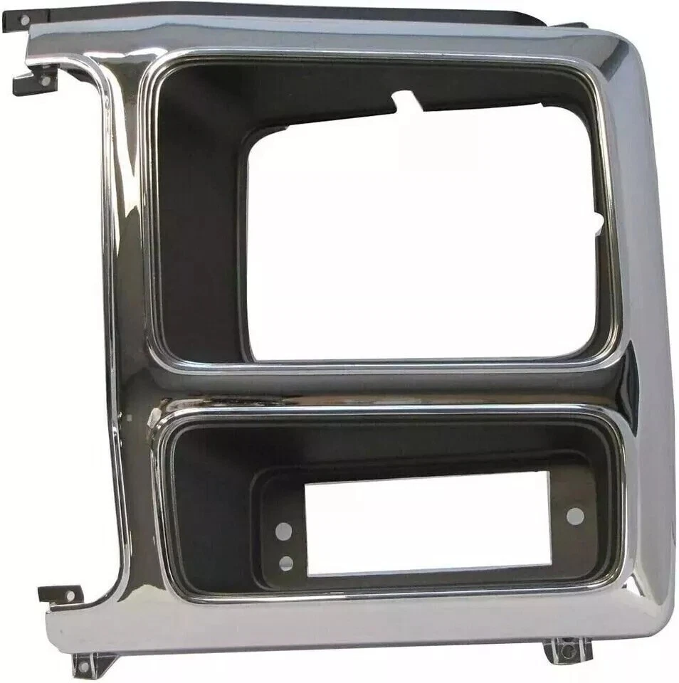 NEW FRONT GRILLE AND HEADLIGHT BEZEL LEFT RIGHT SET 3PC FOR 1982-1986 FORD F-150 - Image 3 of 4