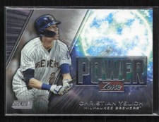 2020 Stadium Club #PZ-5 Christian Yelich Power Zone Milwaukee Brewers