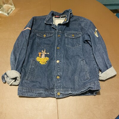 Cakeworthy Disney Pixar COCO L Jean Jacket Miguel Dante Hector Un Poco Loco
