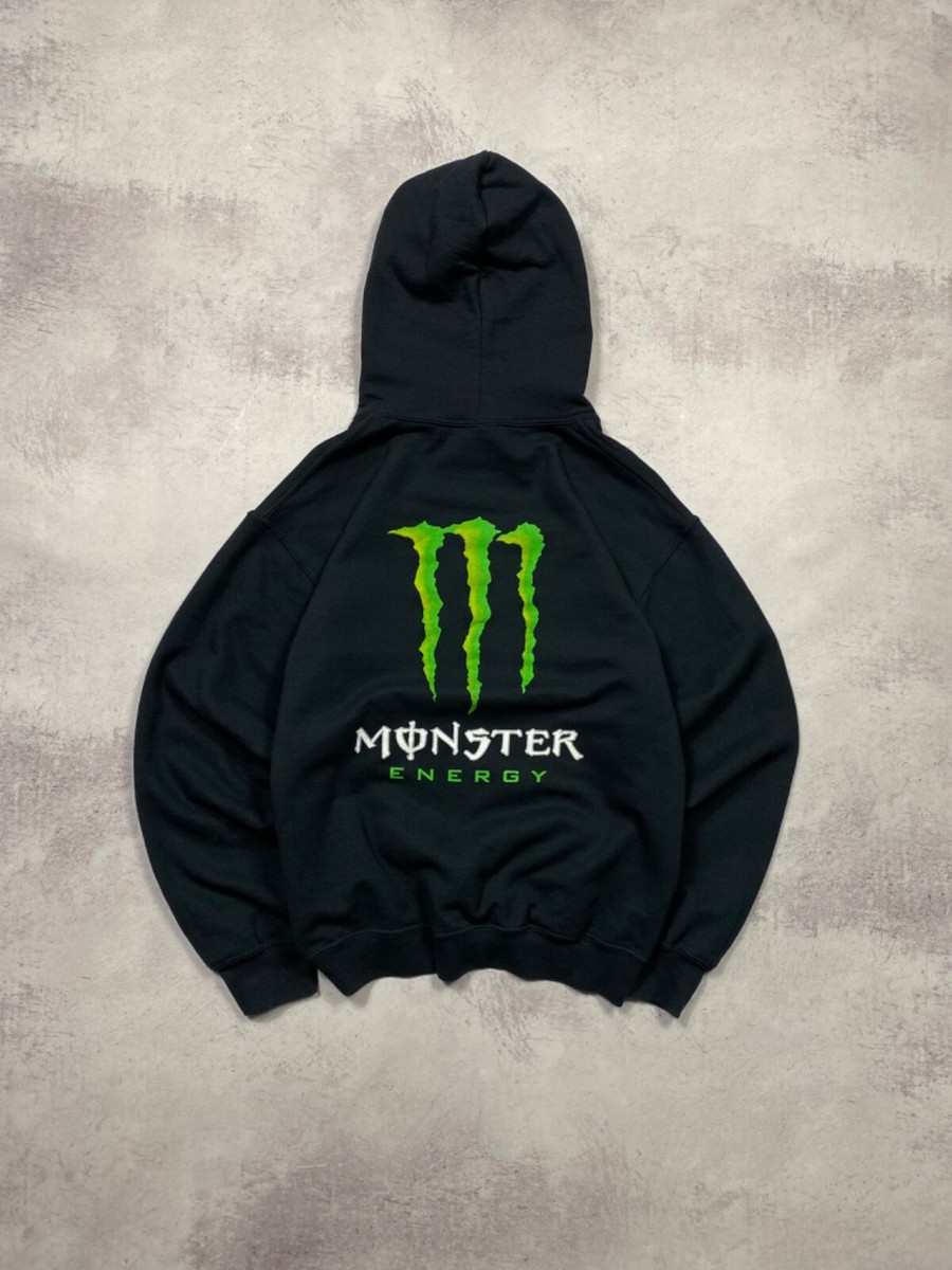 Energy Zip Up Monster Energy Sweater Hoodie Vintage Fox Racing