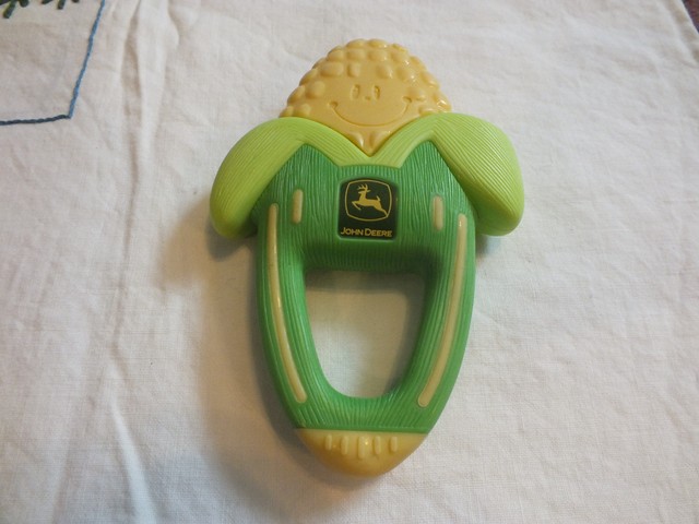 john deere massaging corn teether