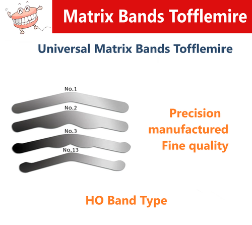 Matrices Dentaires Tofflemire Contoured - Bandes En Acier Inoxydable Pour Prémolaires - Marque RWBATT