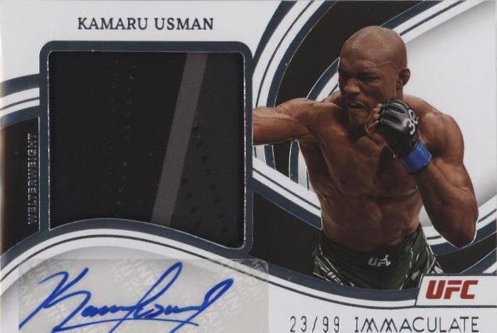 2023 Panini Immaculate Collection UFC - Kamaru Usman #PM-KUS - 1 of 1
