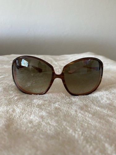 Oliver Peoples Sonnenbrille "Clorette" RGR Kristall rot & orange/braun Farbverlauf - Bild 1 von 4