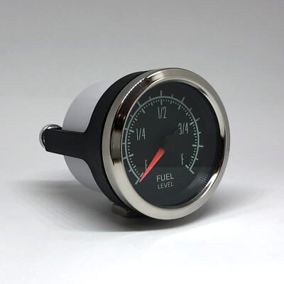 Marshall SCX 60s Muscle 2-1/16'' Fuel Level Gauge, Stainless Bezel, 6944SS