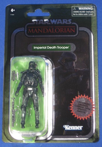 Star Wars Mandalorian Death Trooper 4" Action Figure Vintage Carbonized Graphite - Picture 3 of 6