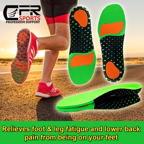 CFR High Arch Heel Support Plantar Fasciitis Orthotic Insoles Flat Foot Feet Pad - Picture 5 of 13