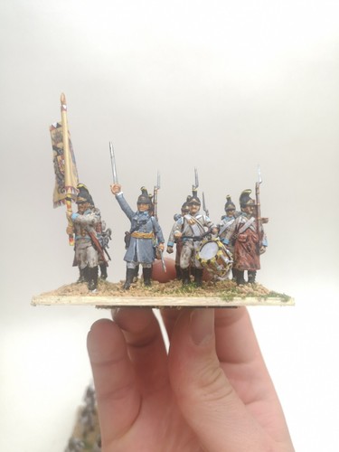 28mm napoleonic austrian Infantry Painted Plastic X48. #3 - Imagen 5 de 14