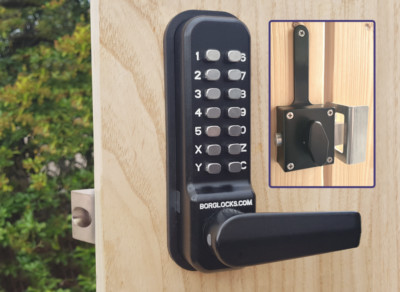 Borg Locks UK (BL4409) Marinequalität Digitales Torschloss mit Slam Latch