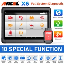 ANCEL X6 Car Diagnostic Tool OBD2 Scanner All System SAS Oil Reset TPMS DPF IMMO