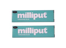 2pk Milliput Epoxy Putty TURQUOISE BLUE Wooduturning Sculpting Modelling Crafts