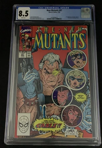 CGC Graded 8.5 New Mutants #87 Marvel Comics 3/90