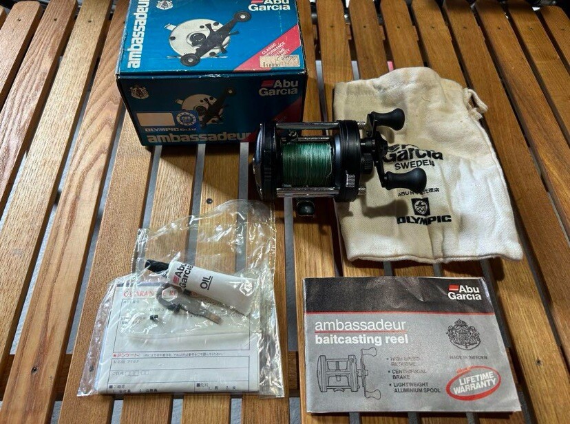 abu garcia ambassadeur lite plus high speed baitcasting fishing reel Abu Garcia Ambassadeur Lite Plus 35th Anniversary Limited Ed | Magtrax  Control