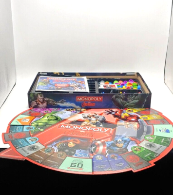 MONOPOLY MARVEL AVENGERS/モノポリー アベンジャーズ Monopoly Marvel Avengers Board Game | eBay