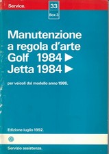 Manuale Manutenzione a Regola d' Arte VW GOLF 2  MK2  (tutti i motori)