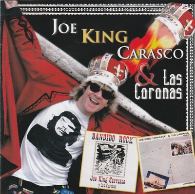 Joe King Carasco    Bordertown / Viva San Antone / Bandido Rock  2xCDs VGC