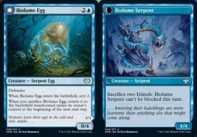 BIOLUME EGG X 4 N/M INNISTRAD CRIMSON VOW MAGIC THE GATHERING