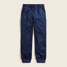 J.Crew 98 Relaxed velour jogger pant in blue, M