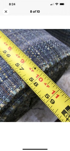 Crypton Blue Ocean Tweed / Knit 56 inch wide Upholstery Fabric per yard - Picture 6 of 7