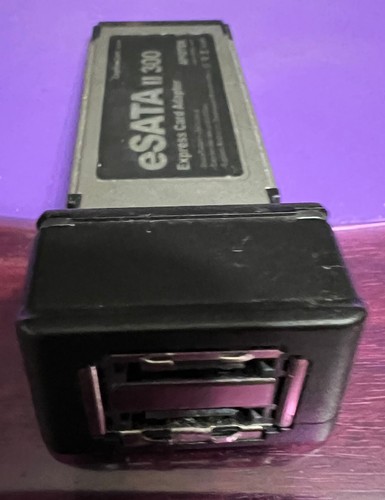Apiotek eSATA II 300 ExpressCard Adapter for Notebook/Laptop Express Card Slot - 第 3/3 張圖片