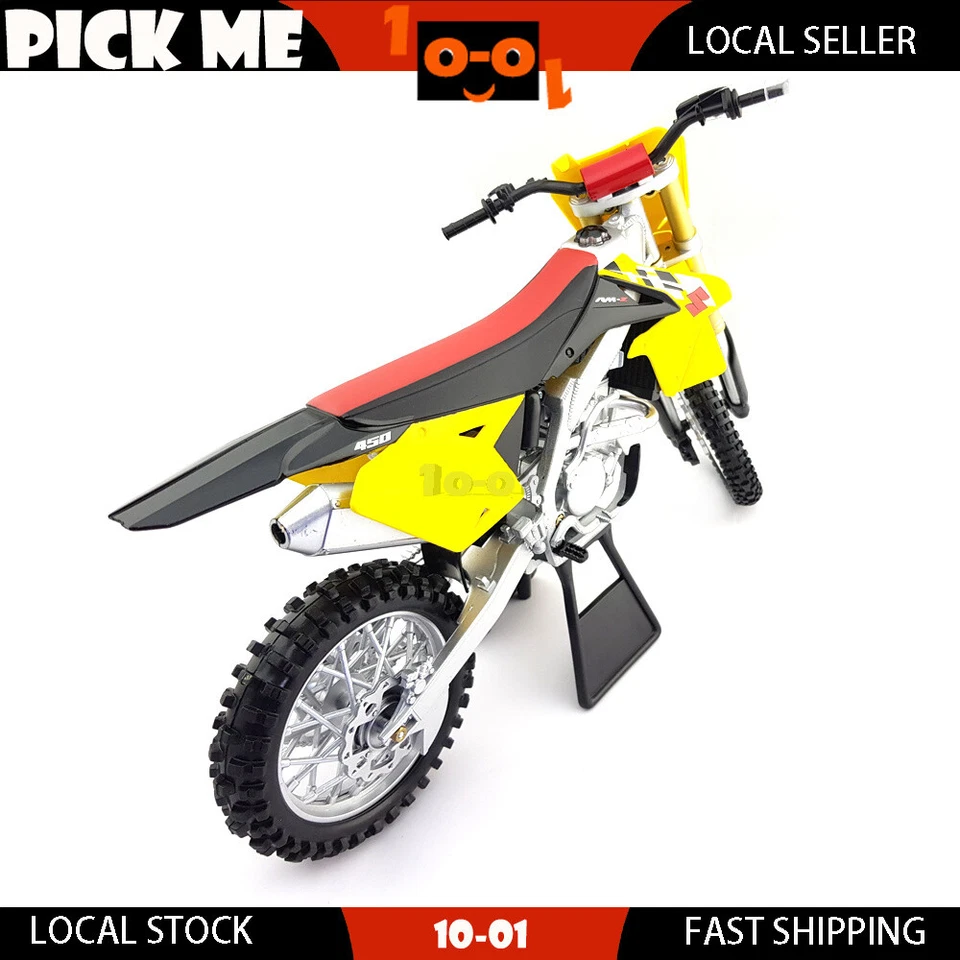 Motorcycle SUZUKI RM-Z450 2014 scale 1:6 model bike diecast bike toy bike car - Image 4 of 4