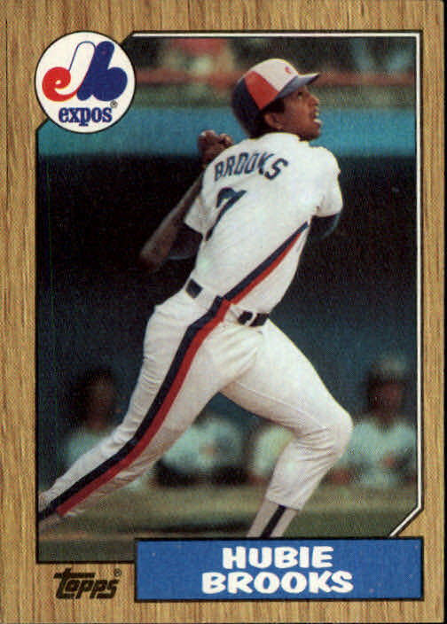 1987 Topps #650 Hubie Brooks - NM