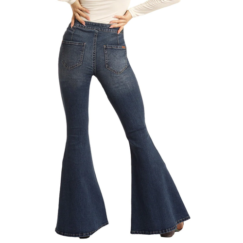 Rock & Roll Cowgirl Bargain Bell Bottom Jeans | eBay