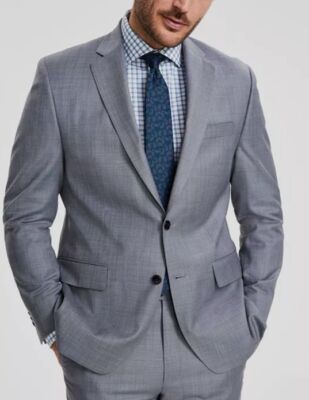 Michael Kors Men's Gray Classic-Fit Wool-Blend Stretch 2-Piece