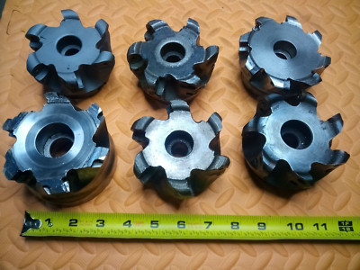 Lot of 6pcs Face Shell Mills Indexable CNC Lathe Tooling Kyocera Sterling Dayton