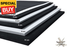 EVA Foam Cosplay - 6mm 1mm to 10mm - Black or White - 14" x 39" Sheet - Ultra
