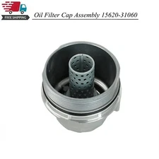 Engine Oil Filter Housing Cover Cap Fits Toyota Avalon Camry Sienna 15620-31060