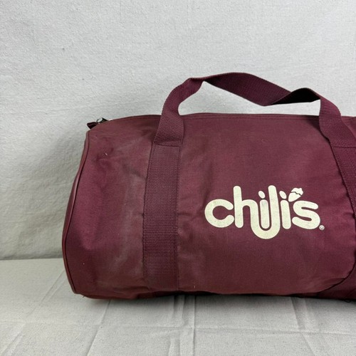 Bolsa de lona de comida vintage de chiles borgoña - Imagen 2 de 7
